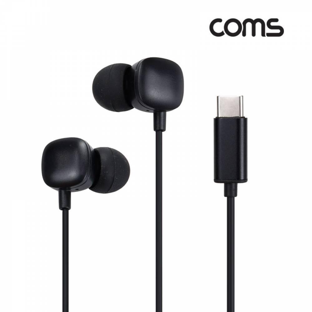 G POWER 인이어 타입 이어폰 Type-C 커넥터 스테레오 1.2M Black 색상 SR2373