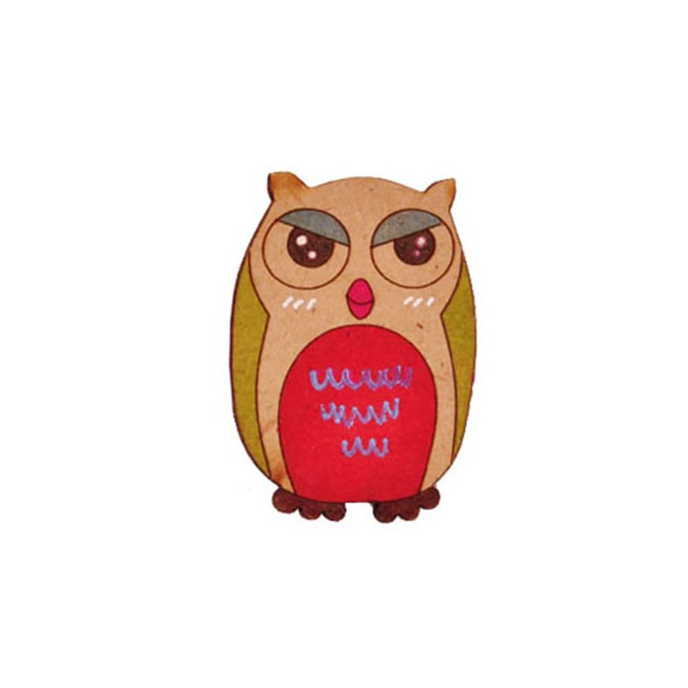 우드아트 부엉이 3T (10개입) (WA507)