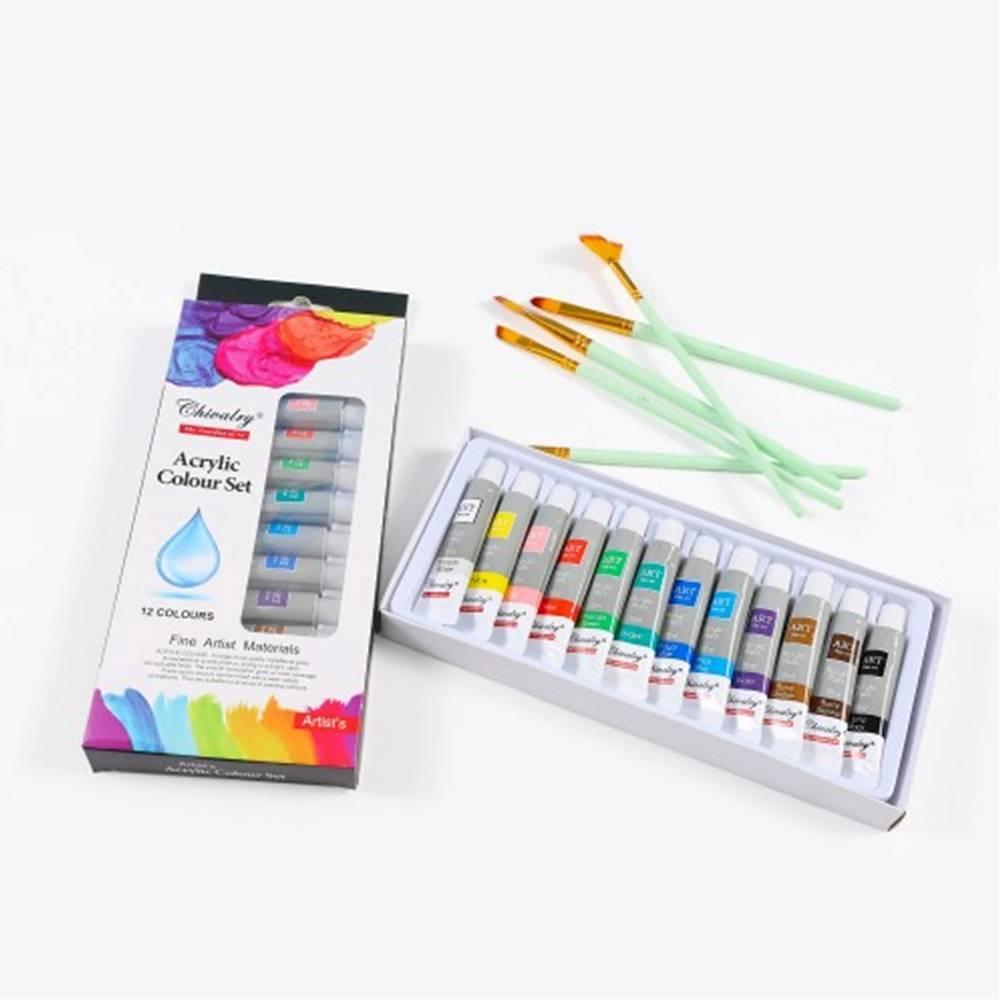 아크릴 물감 12색 세트 12ml
