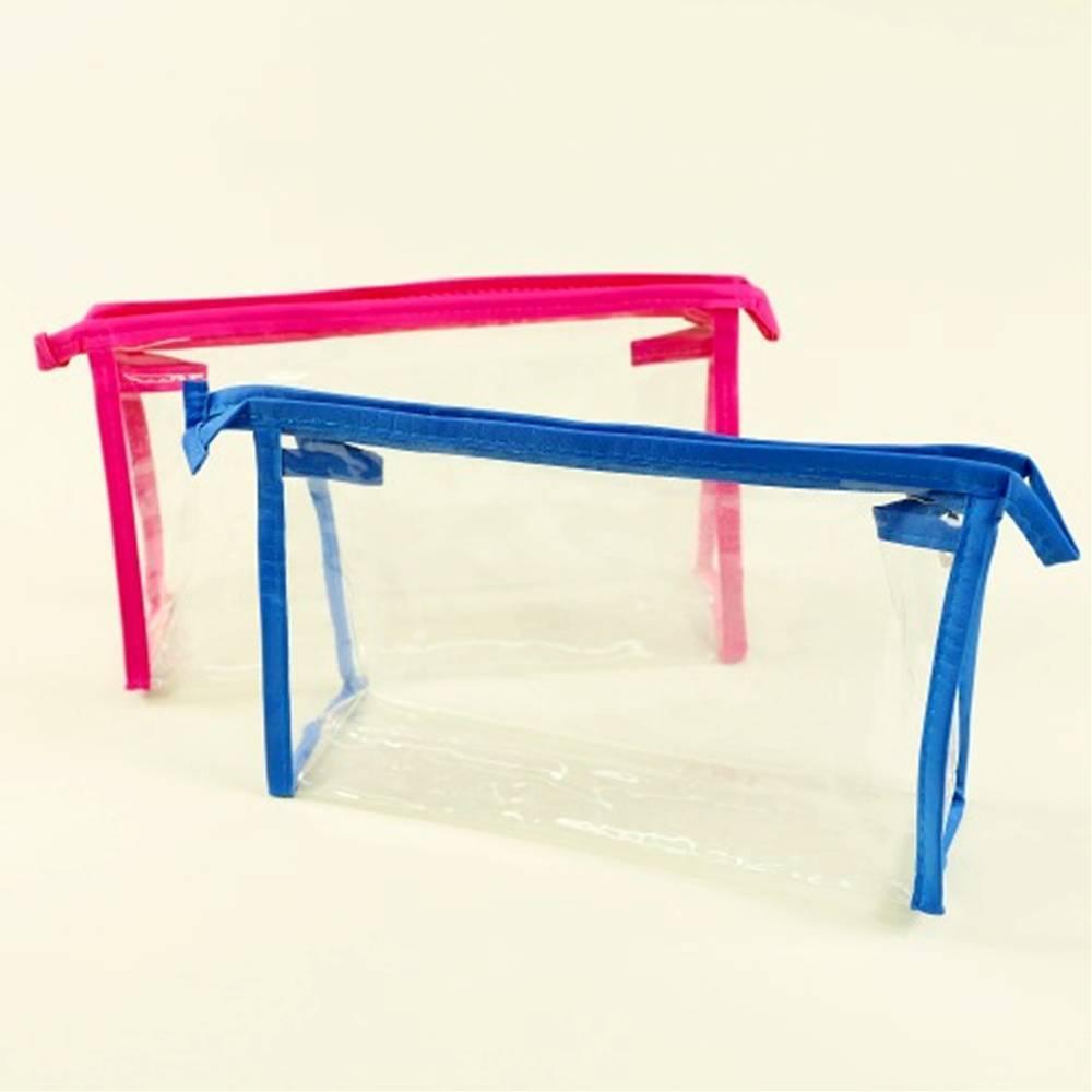 PVC 사각 투명 파우치 2종