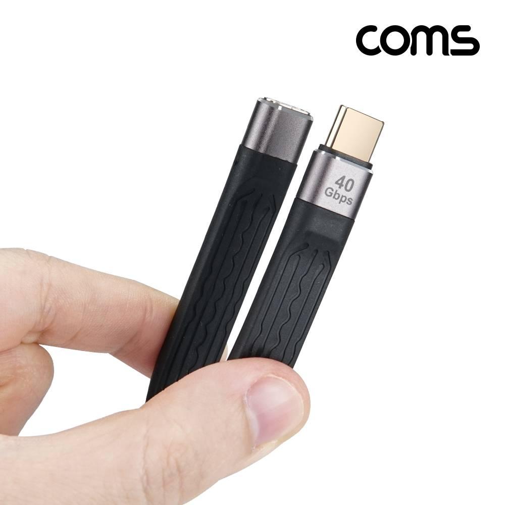 USB 4.0 C to C타입 케이블 FM 10cm 40Gbps USB 3.1 고속충전 TB677
