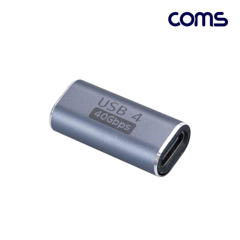USB 4.0 Type C 젠더 C타입 to C타입 FF E-Marker 이마커 최대 40Gbps TB708
