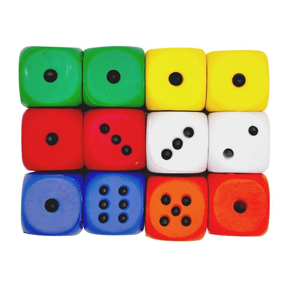 고무스펀지 주사위 4cm (12개입)
