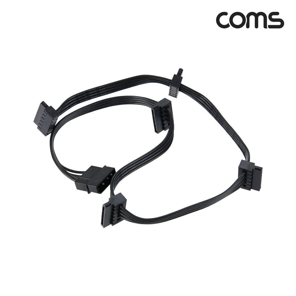 IDE to SATA 전원 5분배 젠더 케이블 확장 스플리터 NC045