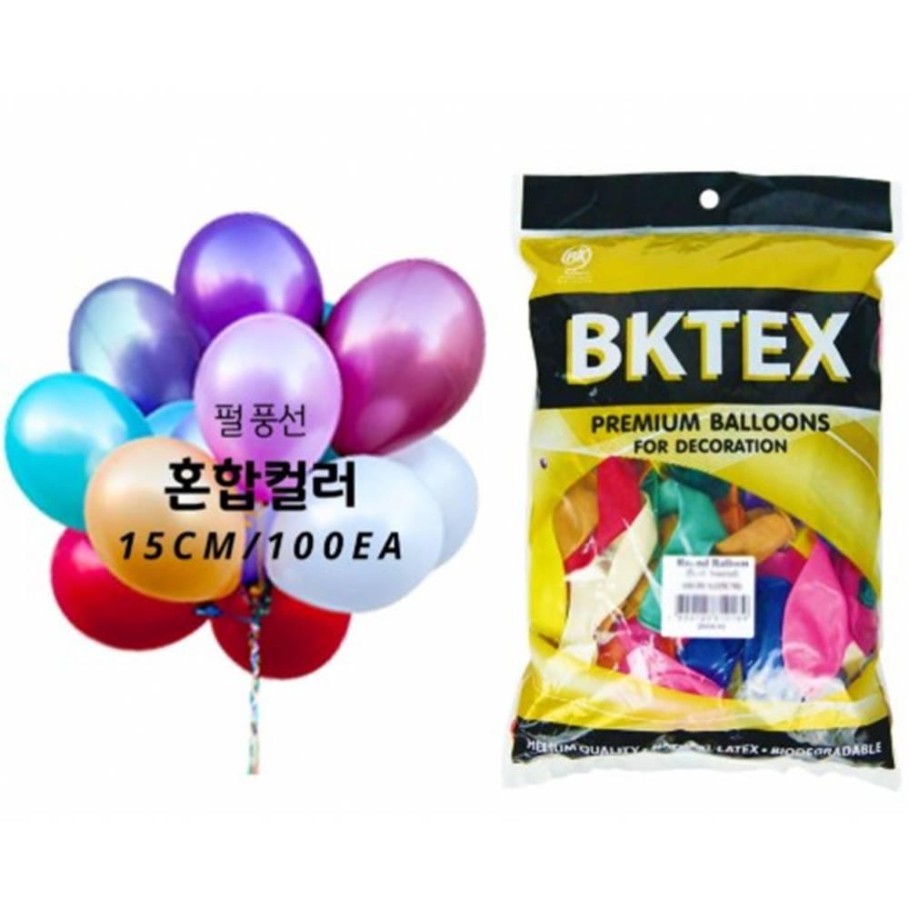 15cm 펄 라운드 풍선 (100개입)