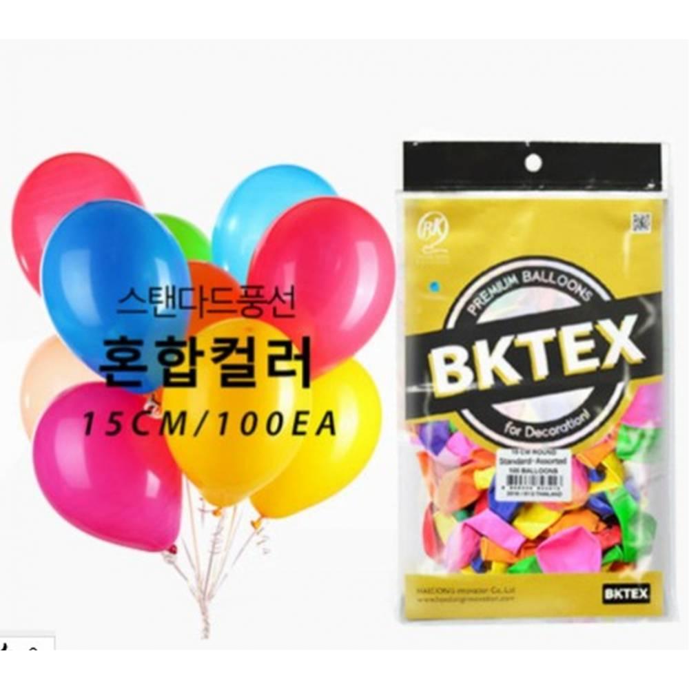15cm 일반 라운드 풍선 (100개입)