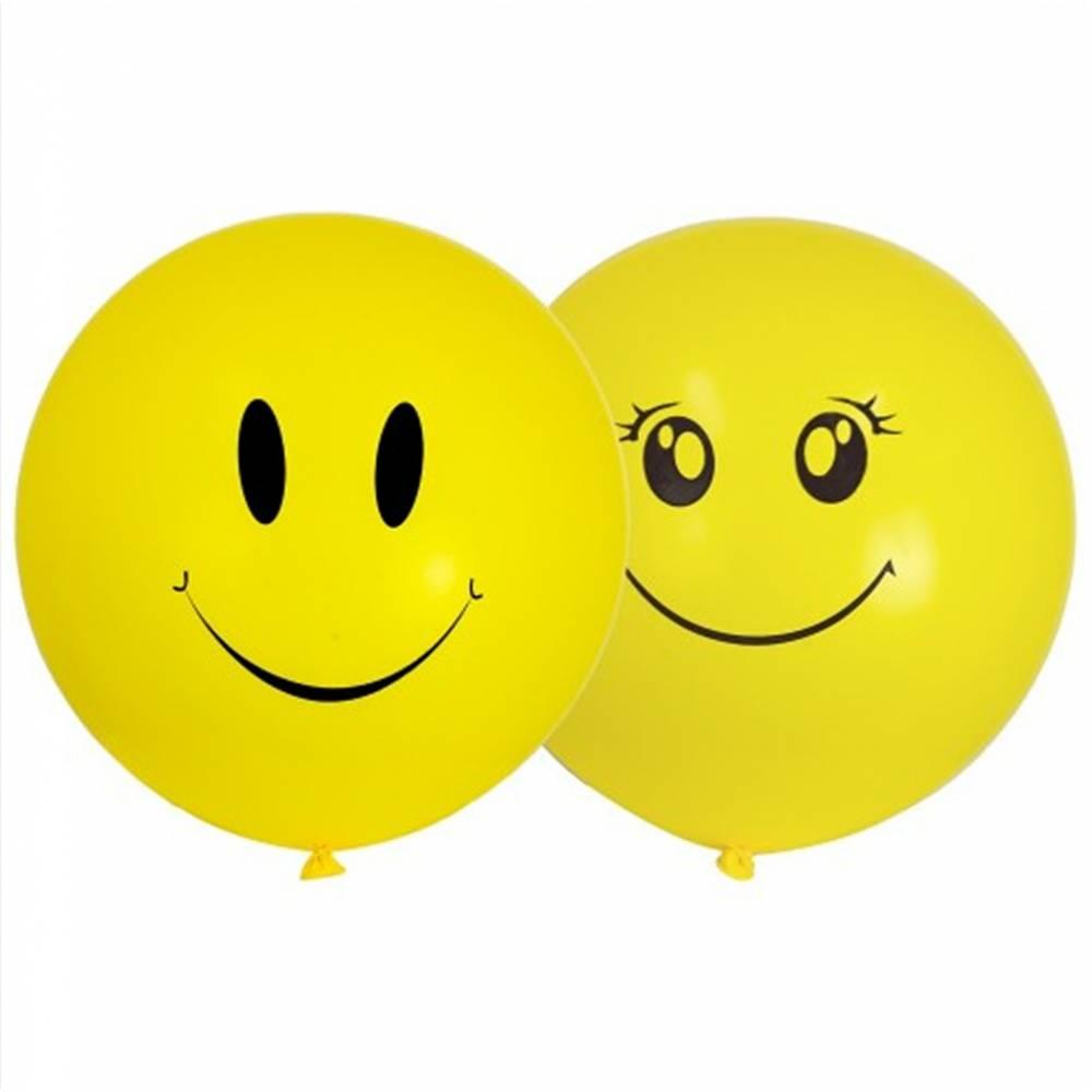 90cm 스마일풍선 (10입)