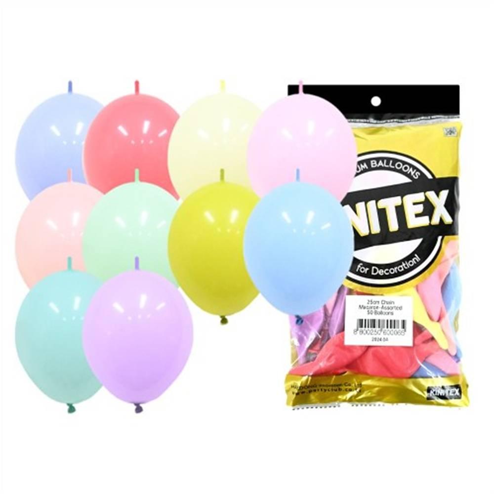25cm 링커룬 풍선 마카롱 혼합 (50개입)