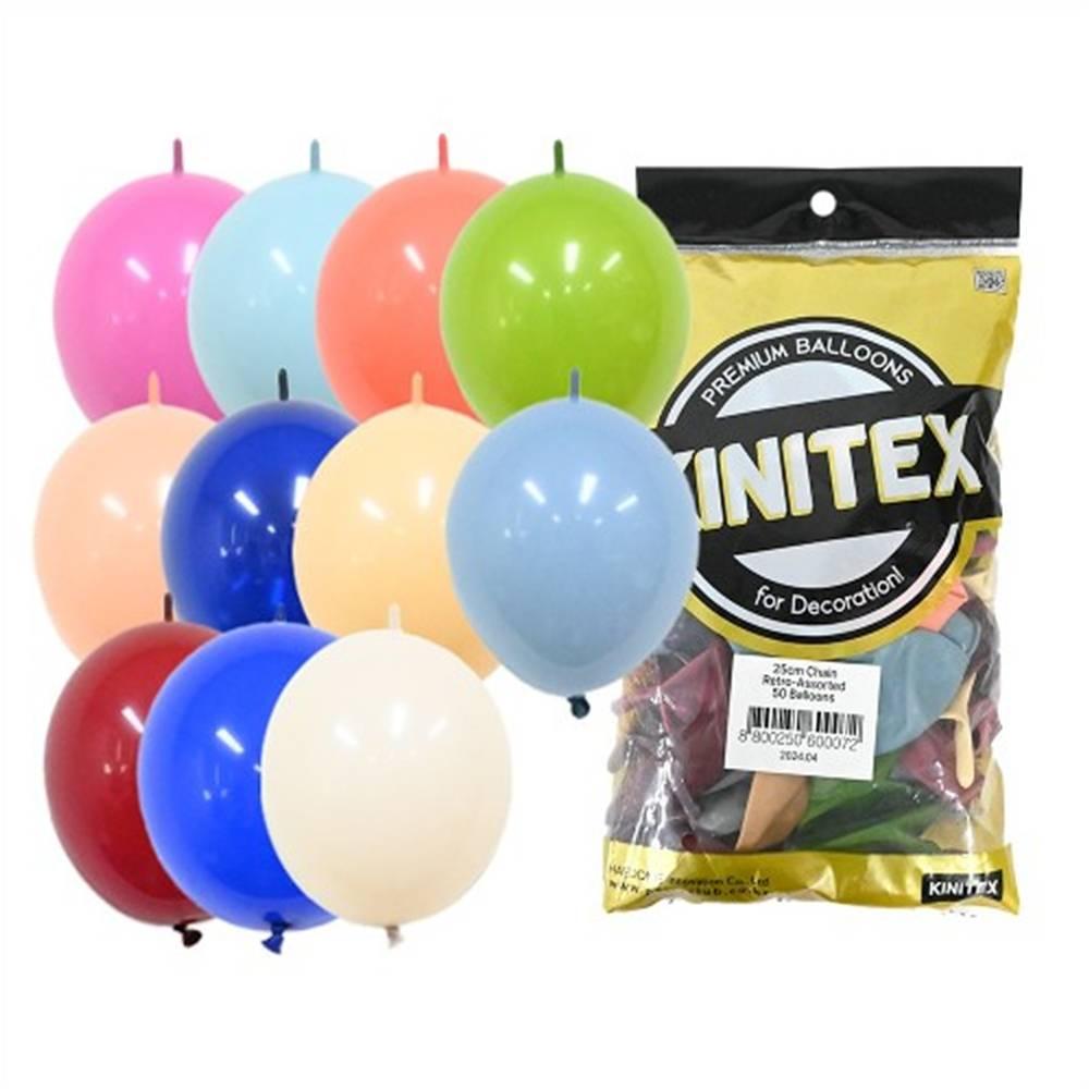 25cm 링커룬 풍선 레트로 혼합 (50개입)