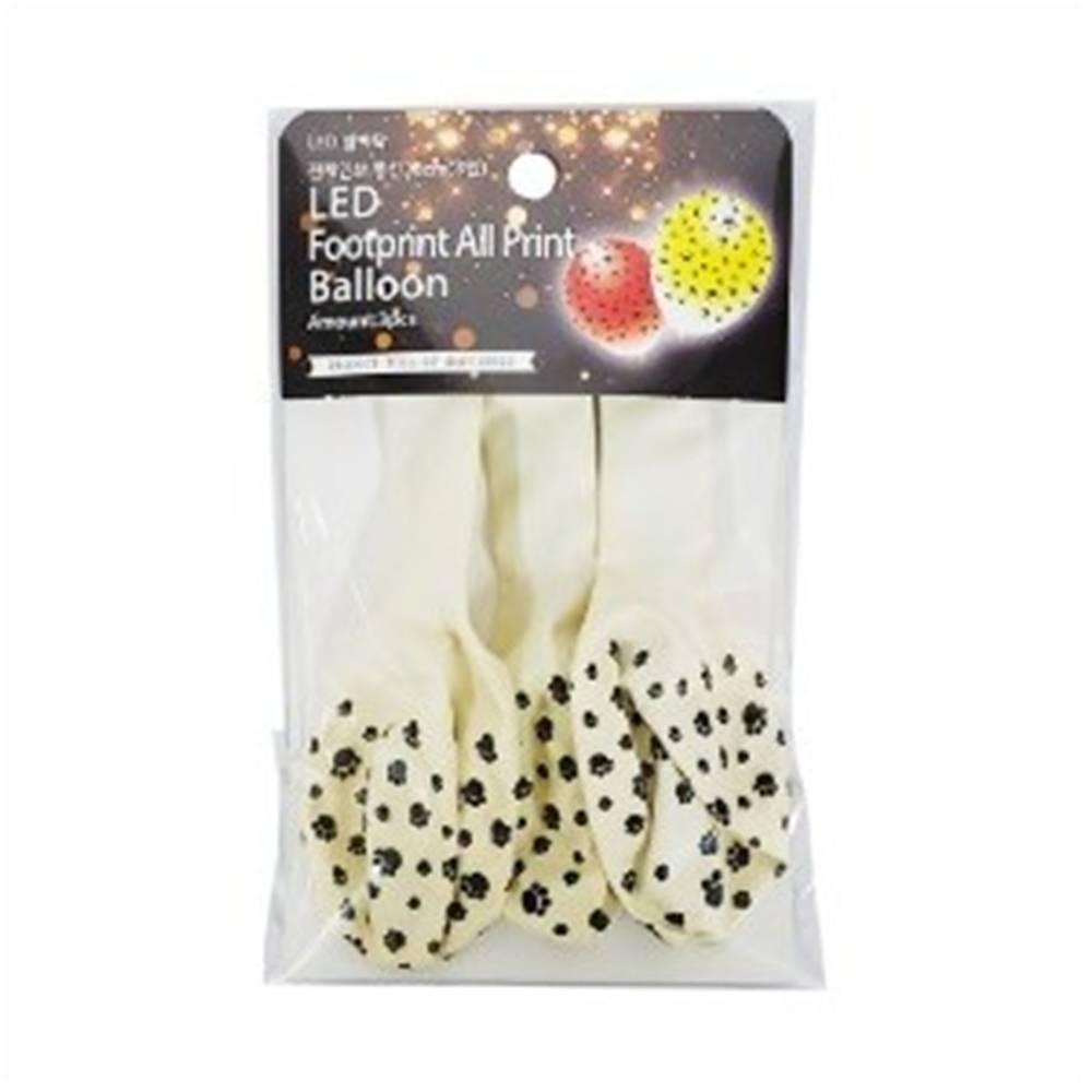 LED풍선 30cm 발바닥전체인쇄풍선 (3입)