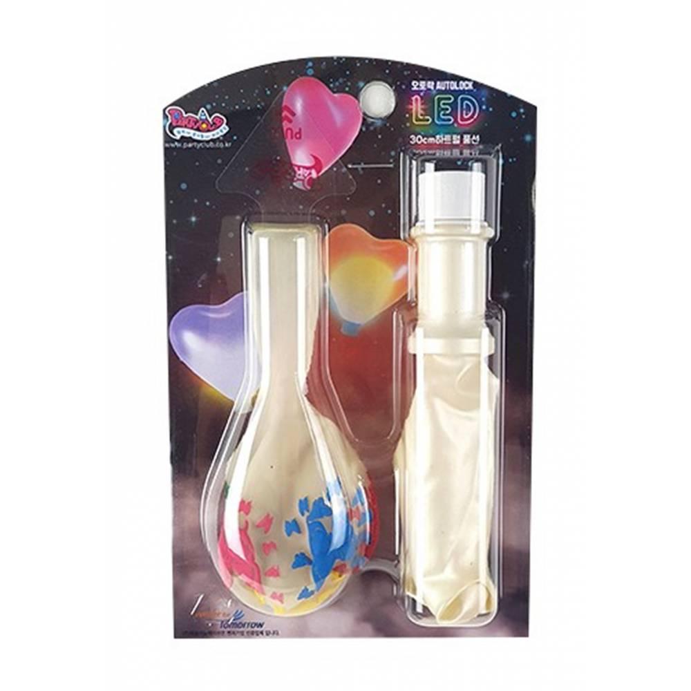 LED오토락 30cm 펄하트 풍선