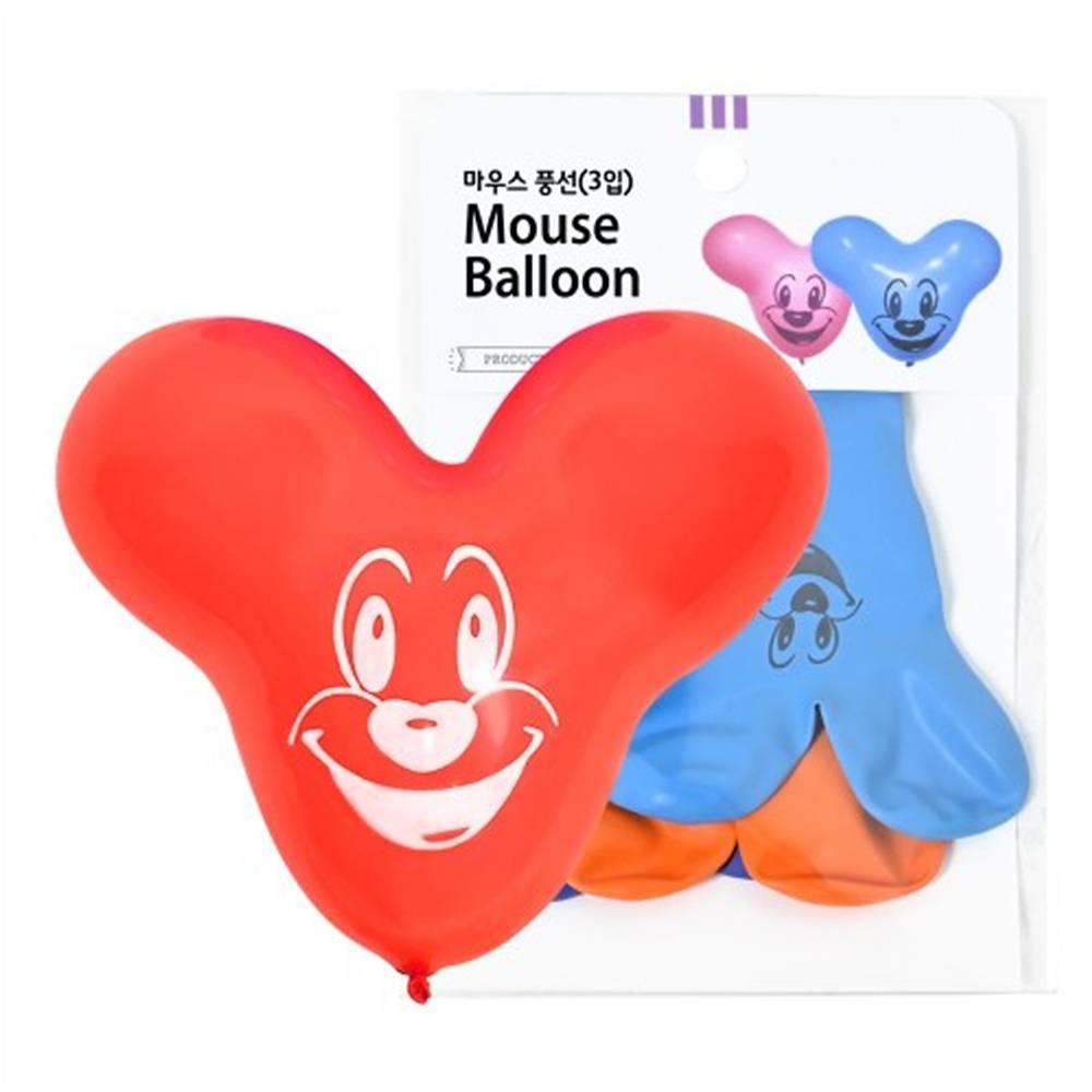 마우스풍선 (3입)