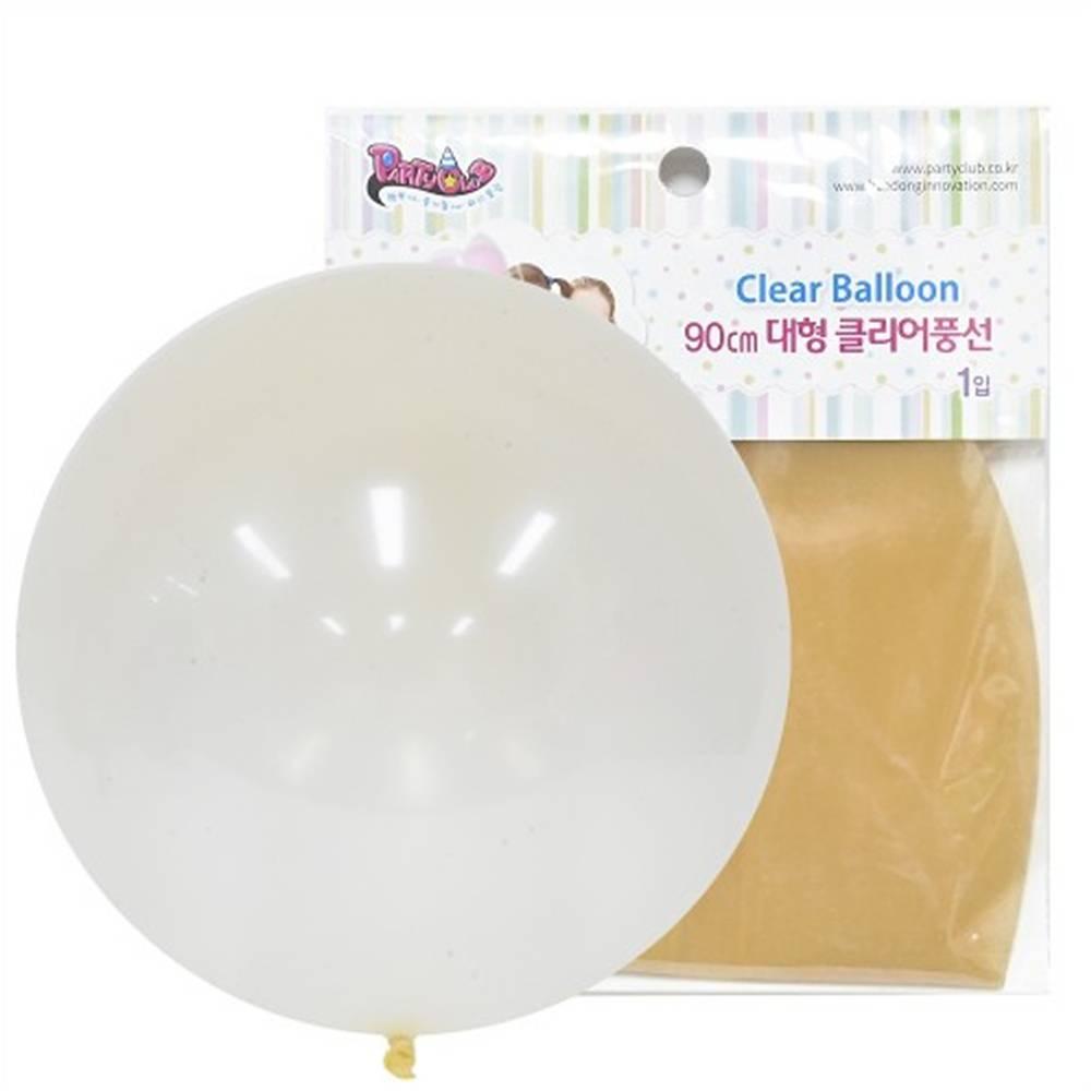90cm 대형풍선 클리어 (1입)