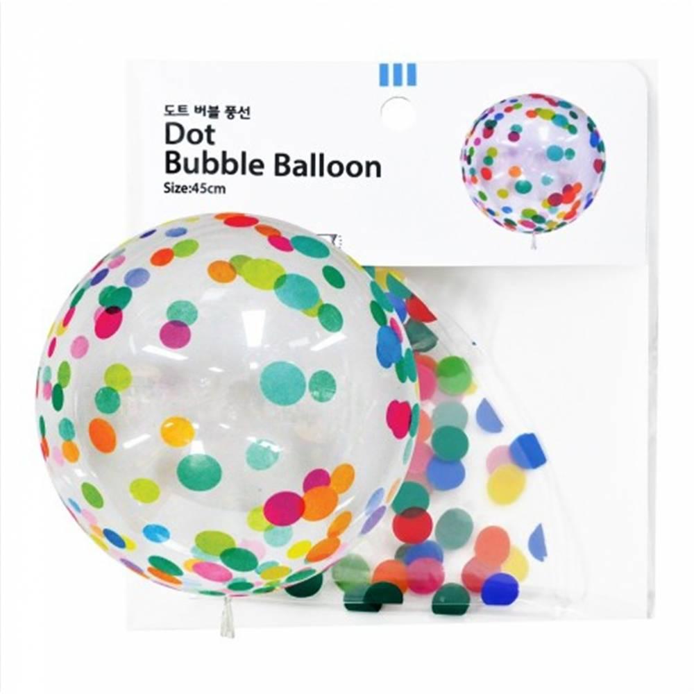 45cm 도트 버블풍선