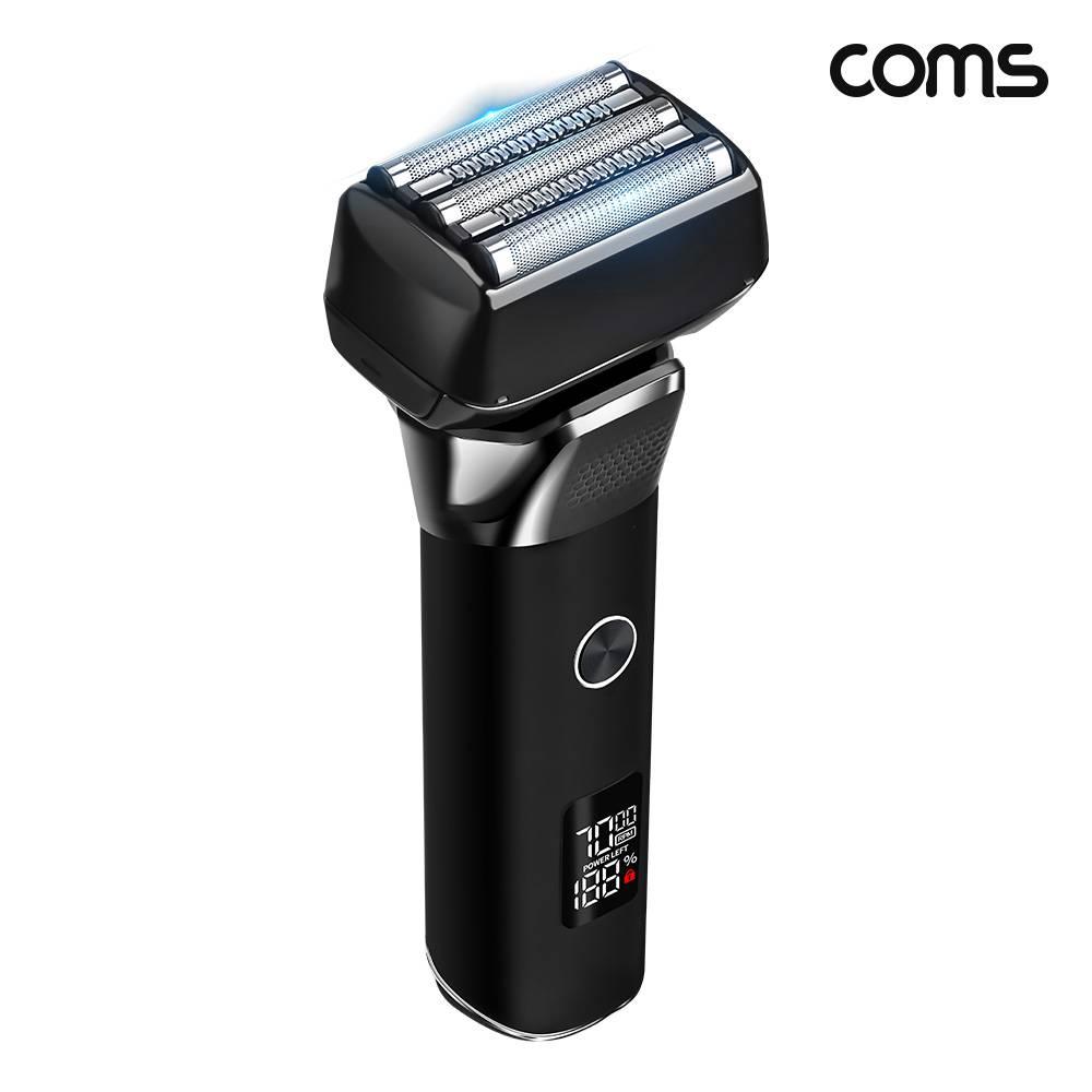 5중날 충전식 전기면도기 억센 수염 절삭용 C타입충전 차량 건식 습식 SH432