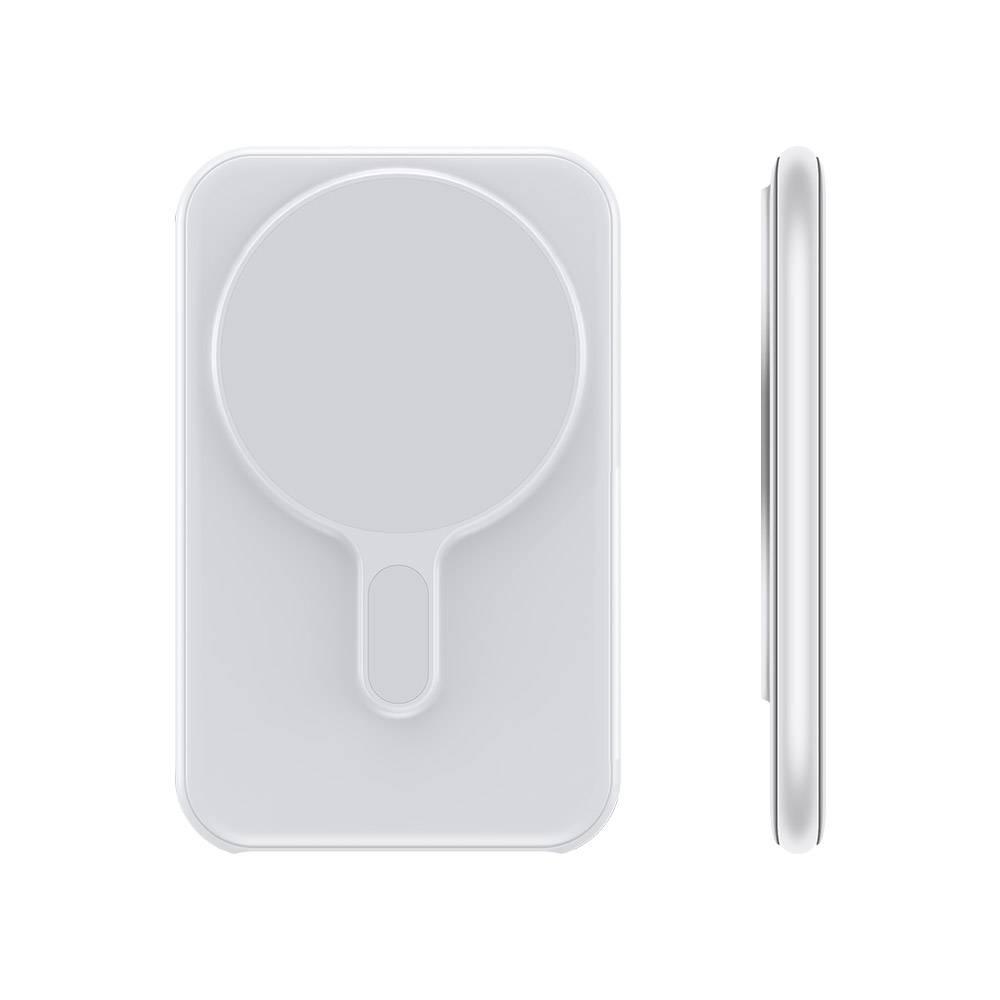 맥세이프 초슬림 보조배터리 5000mAh White 고속충전 무선충전 UB084