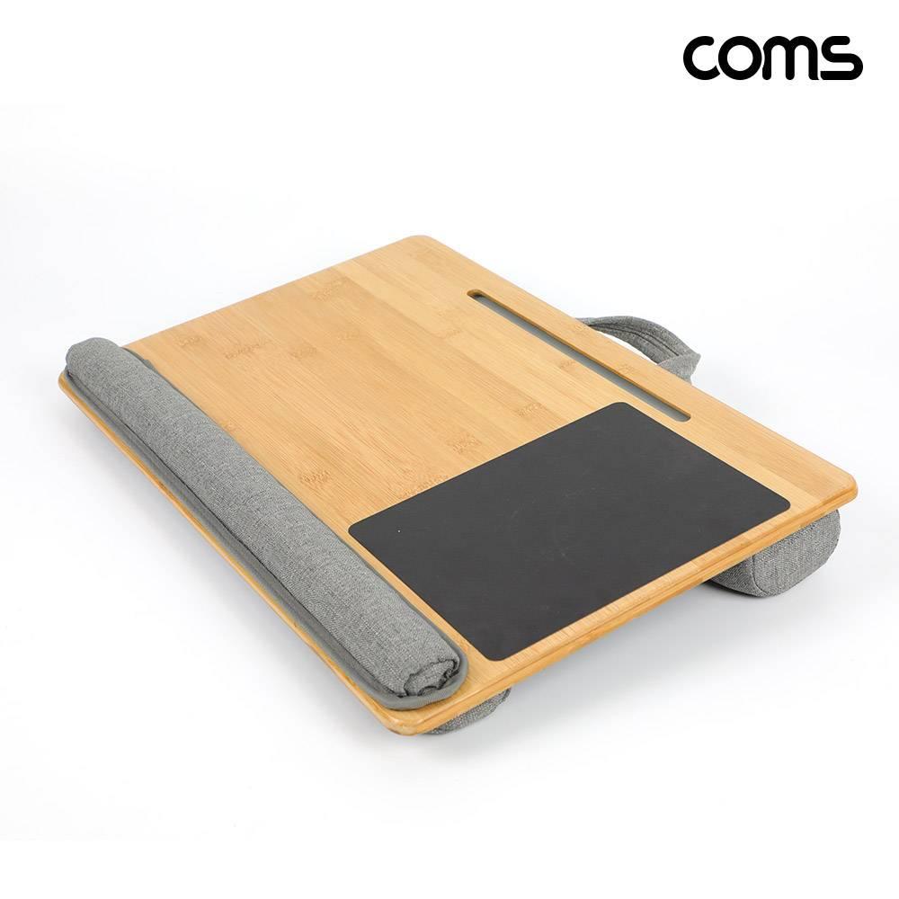 대나무 노트북 태블릿 무릎 받침대 침대 독서 메모 스케치 마우스패드 스마트폰 거치 펜 수납 JA390
