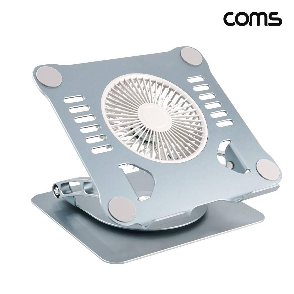 냉각팬 쿨러 노트북 거치대 LED 풍속조절 회전 스탠드 TB861