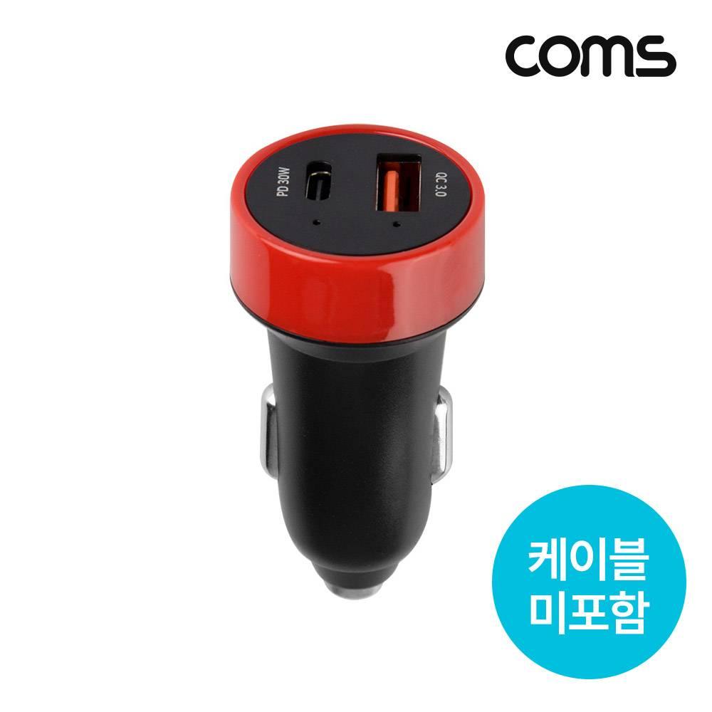 G POWER 초고속 차량용 2구 충전기(PD 30W) Black 케이블 미포함 스마트폰 SR2478