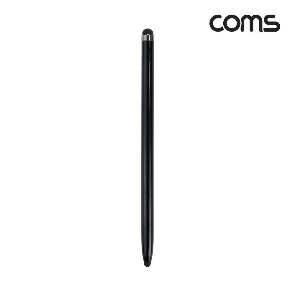 정전식 스마트폰 터치펜 양면 블랙 IH608