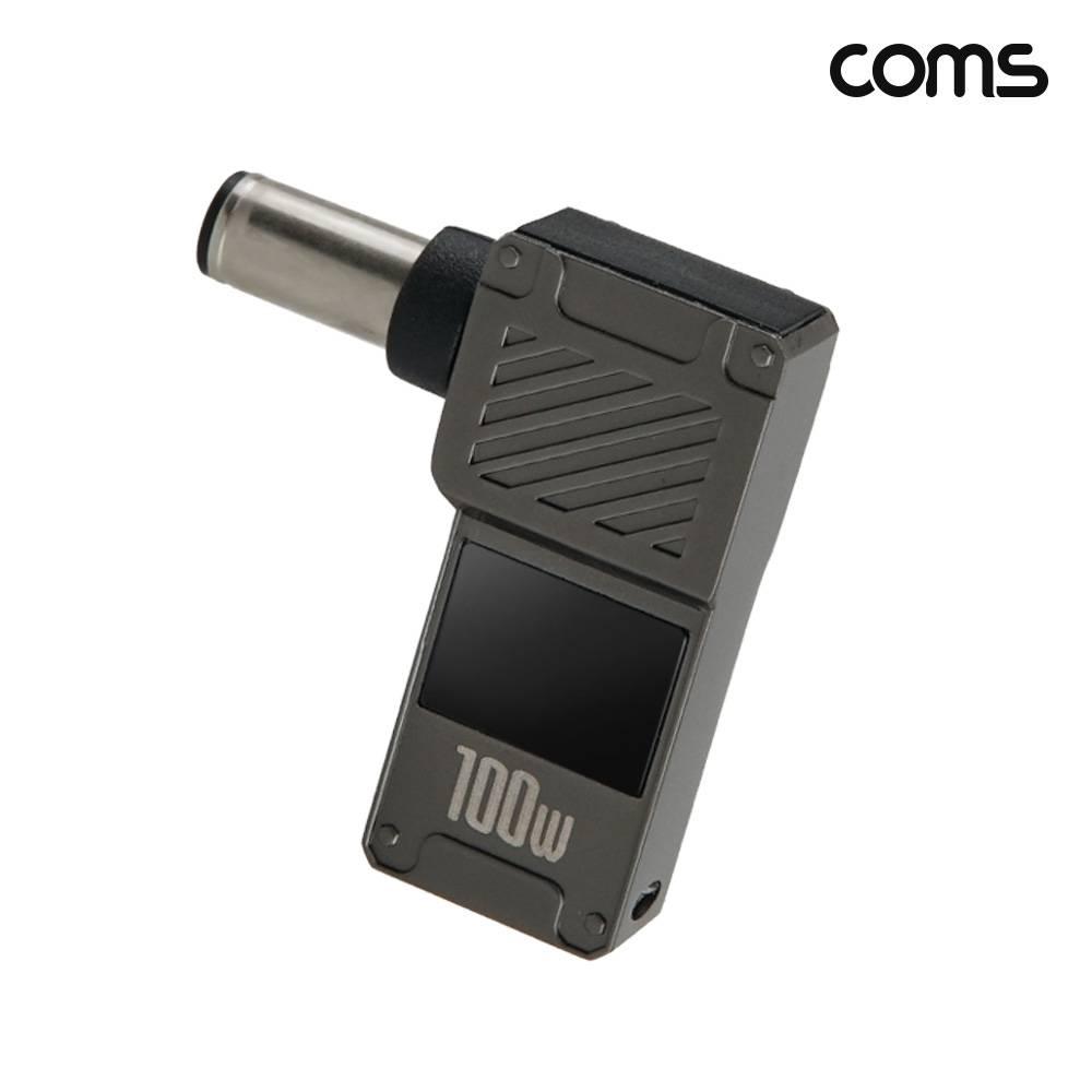 C타입 PD 변환 젠더 100W 20V 꺾임 고리형 외경 6.0 내경 0.6 JA418
