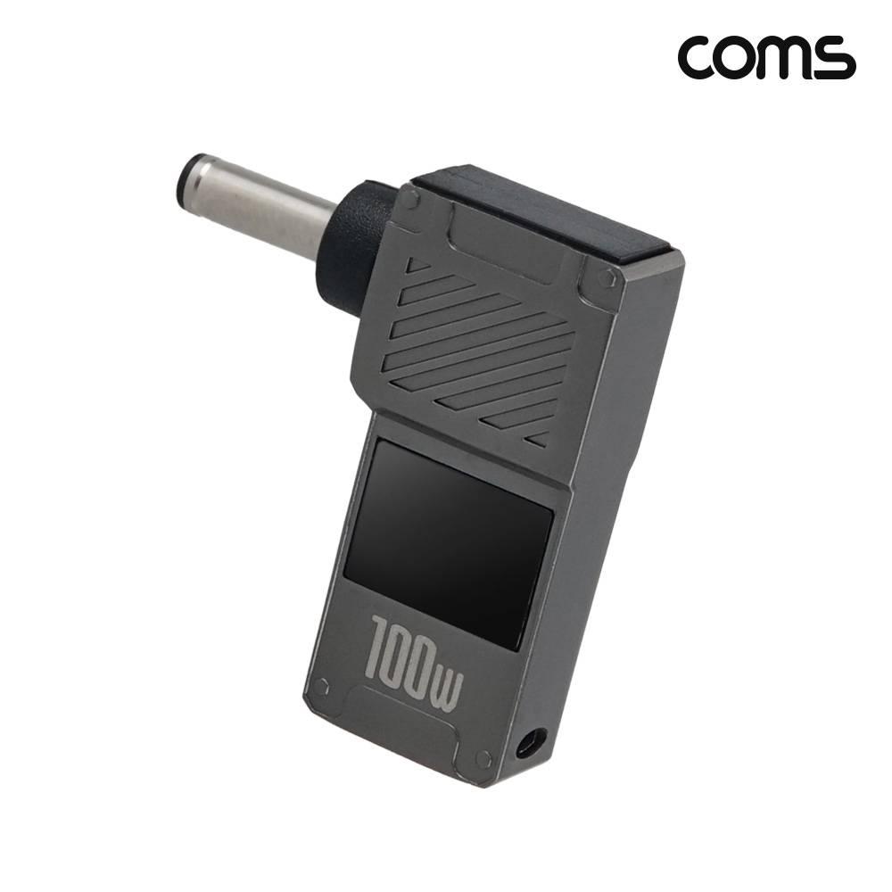 C타입 PD 변환 젠더 100W 20V 꺾임 고리형 외경 4.0 내경 1.35 JA414