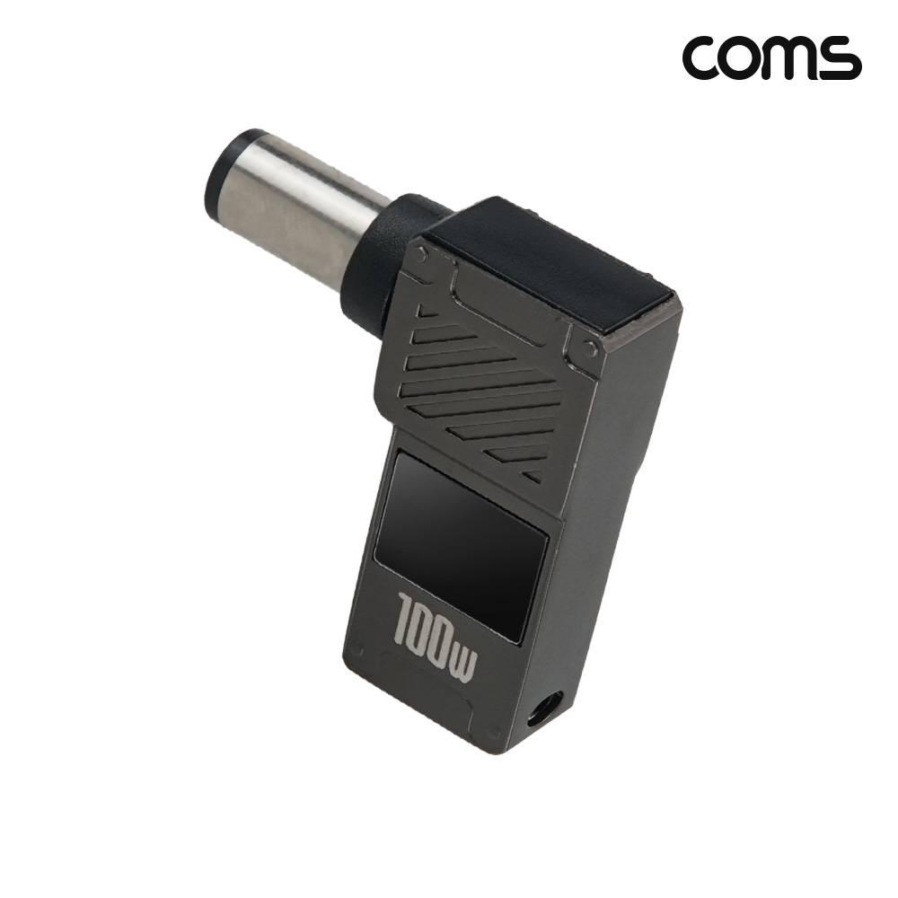 C타입 DELL PD 변환 젠더 100W 20V 꺾임 고리형 외경 7.4 내경 5.0 JA412