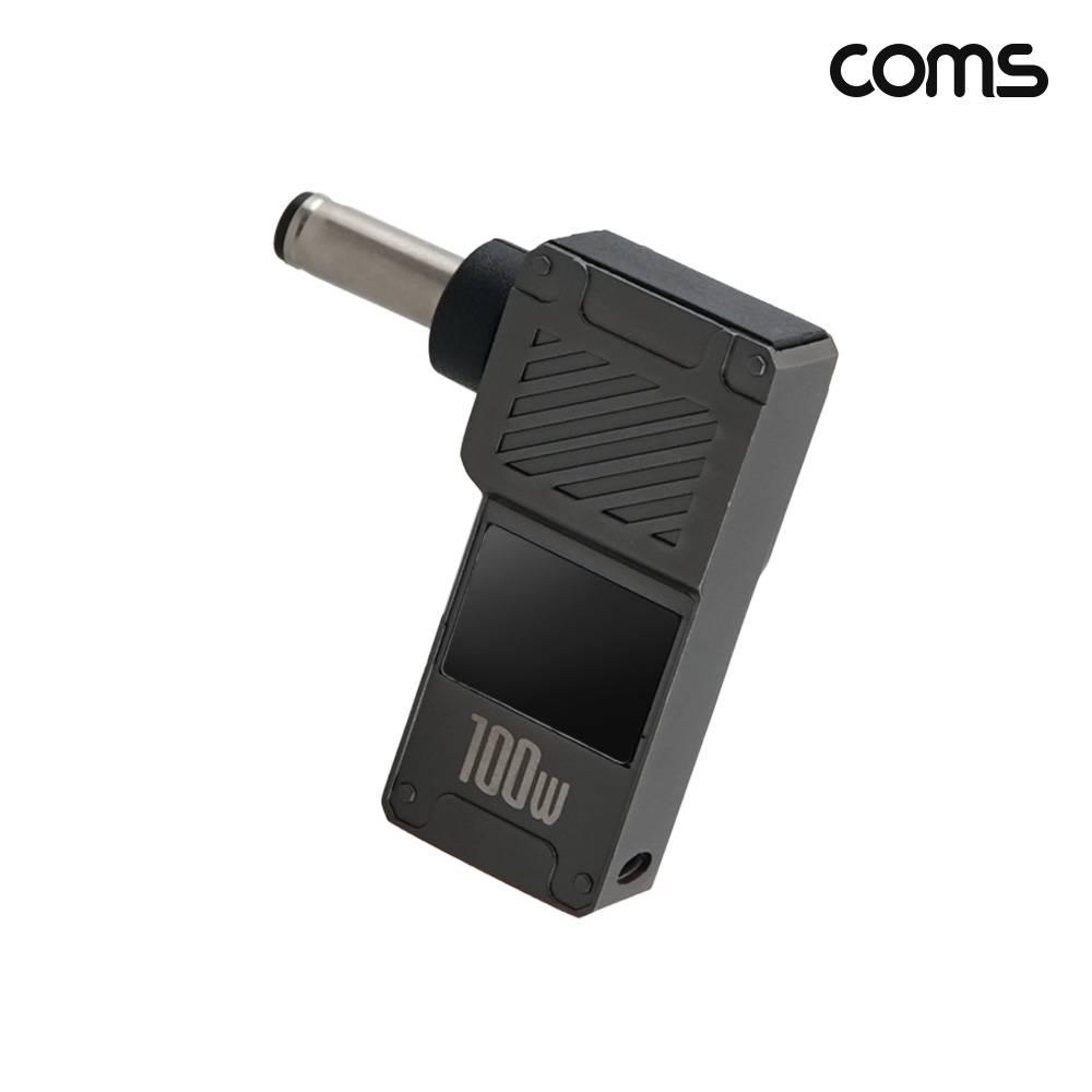 C타입 DELL PD 변환 젠더 100W 20V 꺾임 고리형 외경 4.5 내경 3.0 JA409