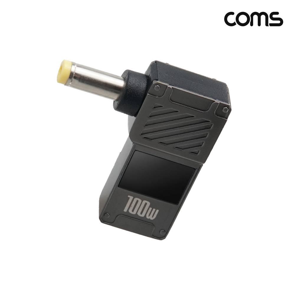 C타입 PD 변환 젠더 100W 20V 꺾임 고리형 외경 4.8 내경 1.7 JA408