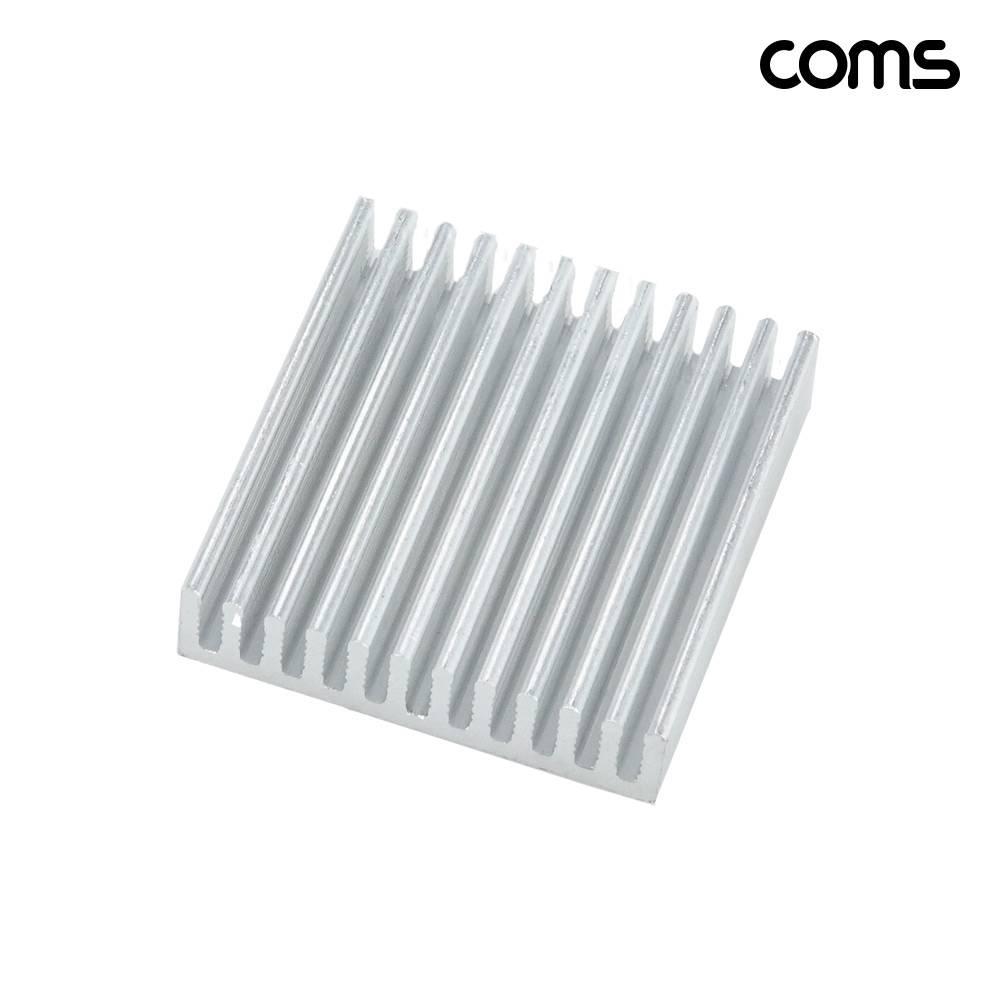 쿨러 방열판 알루미늄 35mm x 38mm x 8mm white HA061