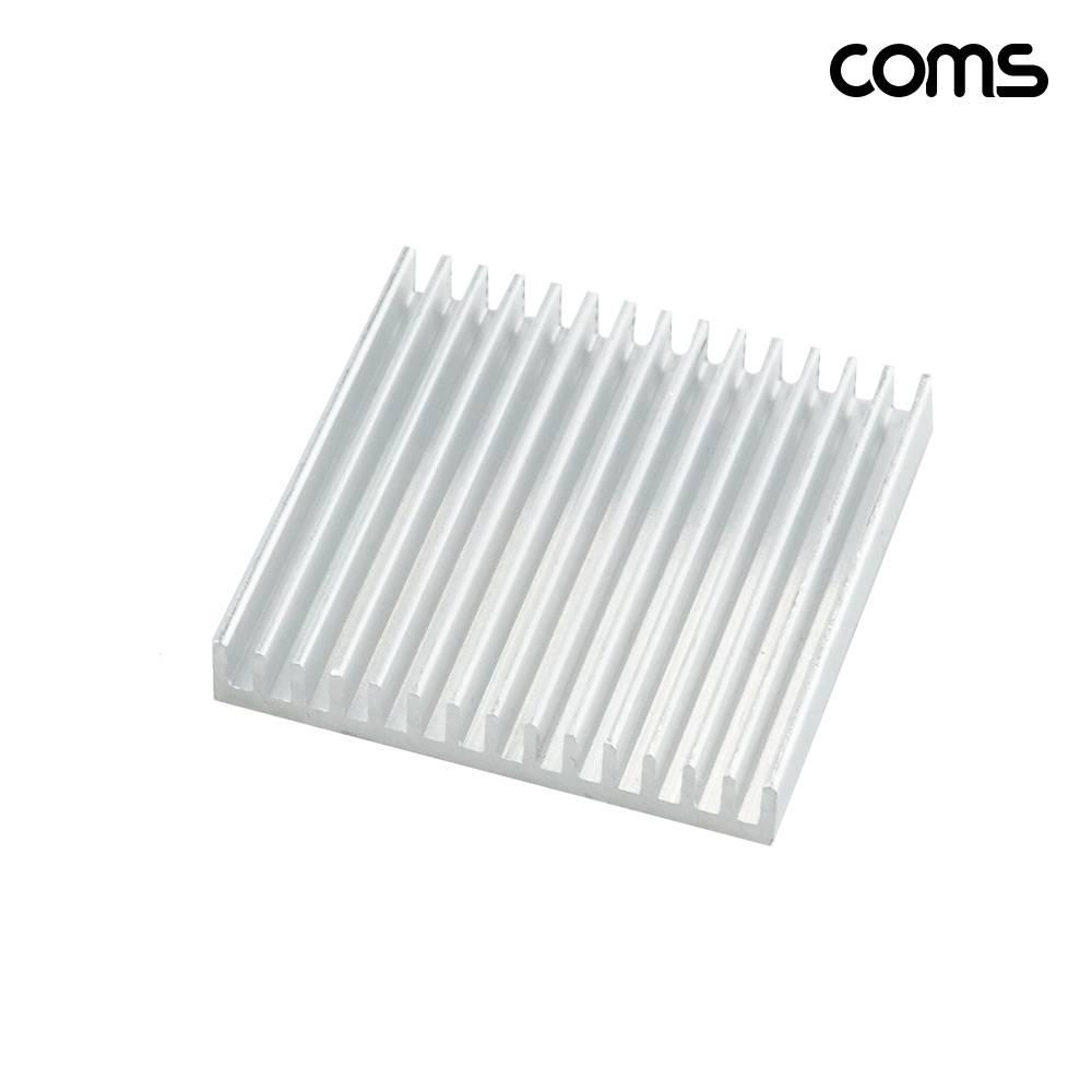 쿨러 방열판 알루미늄 40mm x 40mm x 6mm white HA064