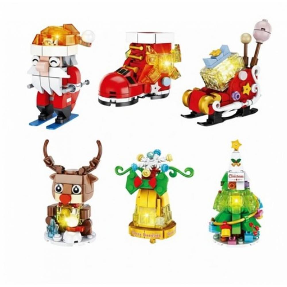 토이진 LED 크리스마스 블록 6종 (랜덤)