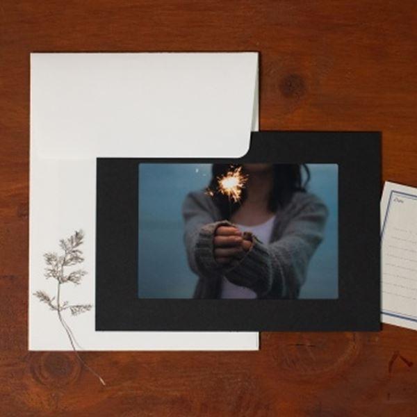 종이액자 4X6 BLACK 10장