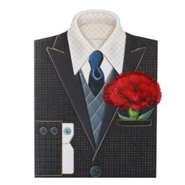 꽃중년 카네이션 카드 (080-SG-0002)