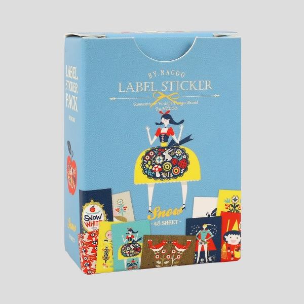 라벨 스티커팩-15 스노우 (천소)