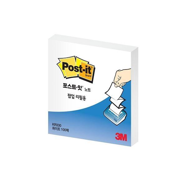 노트 팝업 리필용 화이트 KR330 (76x76)