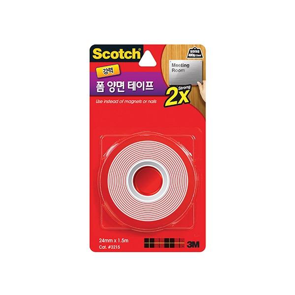 스카치 강력 폼 양면 테이프 3215 (24mmx1.5m)