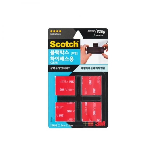 스카치 강력자동차 투명 폼 양면테이프(CLT33)