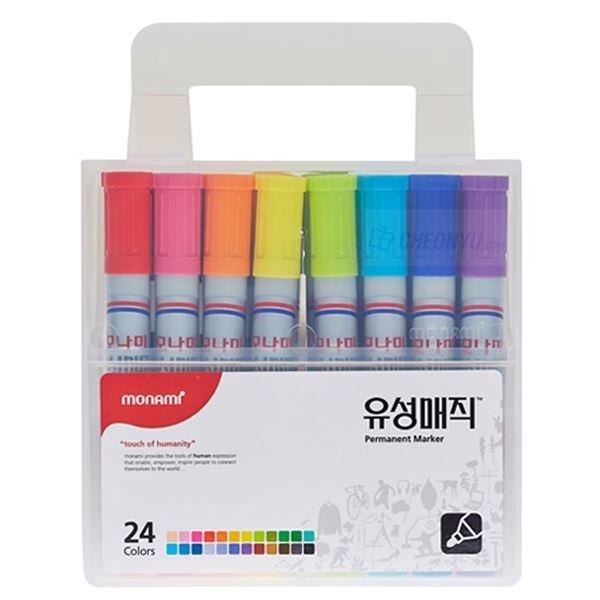 유성매직 24색 세트 _ 둥근닙