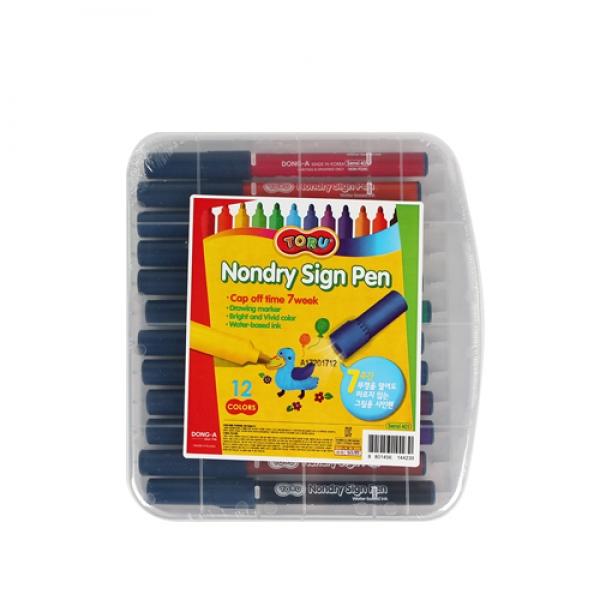 논드라이사인펜 빅센시 12색-토루(사출)