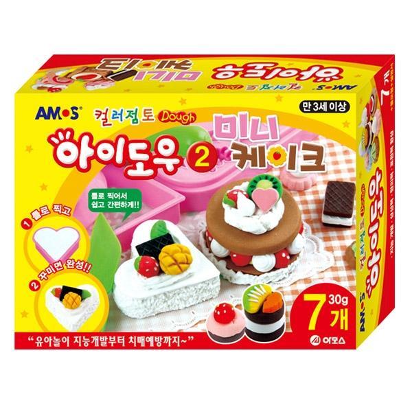 컬러점토 아이도우 미니케이크 만들기