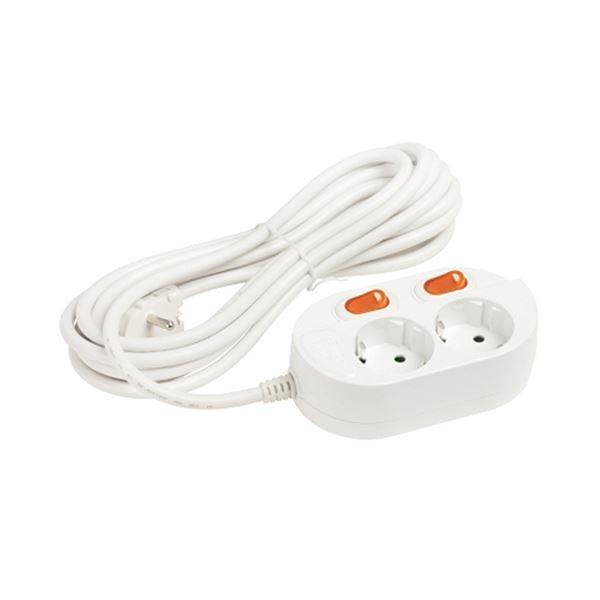 접지 개별스위치 2구_3M