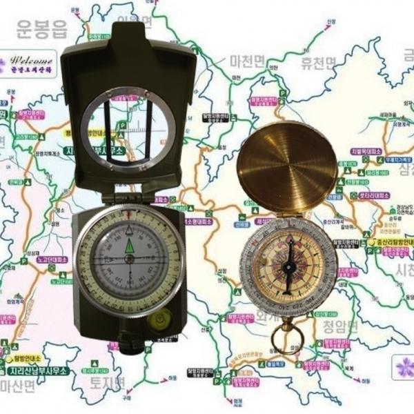 [꿀도매]초정밀 황금 군용나침반 나침반 미니나침반 등산용나침반 포켓나침반 캠핑용나침반 정밀나침반
