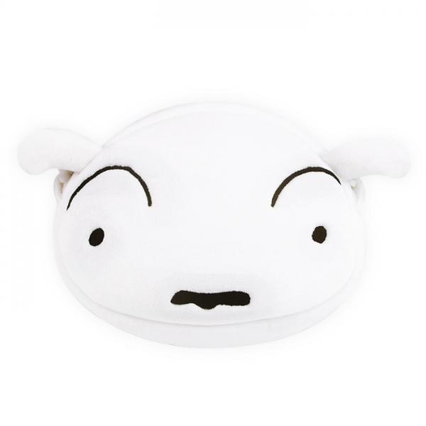 짱구 얼굴크로스 파우치_흰둥이