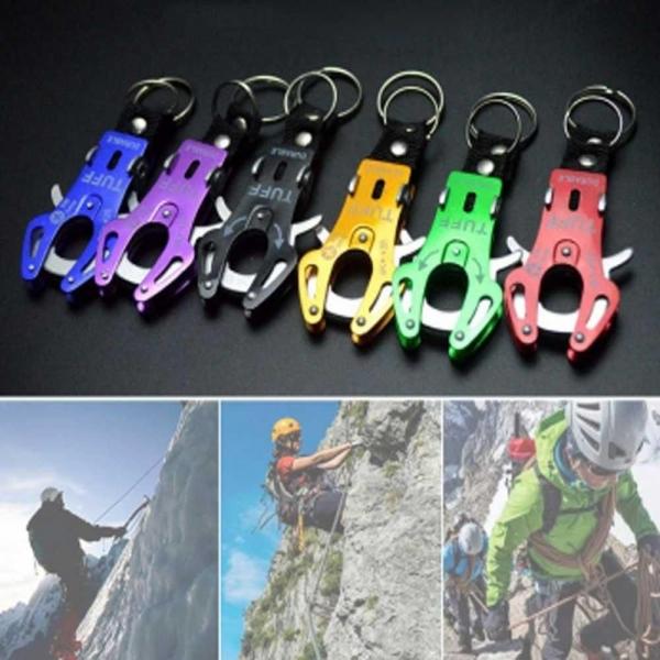 등산 후크 carabiner 클립 잠금 키링 키체인 내구성