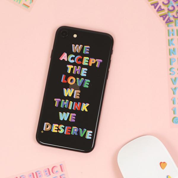 3D 펀믹스 알파벳숫자 스티커