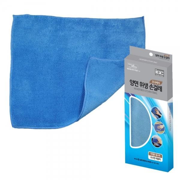 청소주방용 양면 초극세사 두꺼운 손걸레 주방걸
