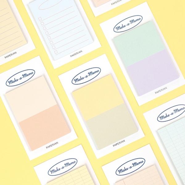 [메이크-어-메모] 점착 메모지 노트 9종