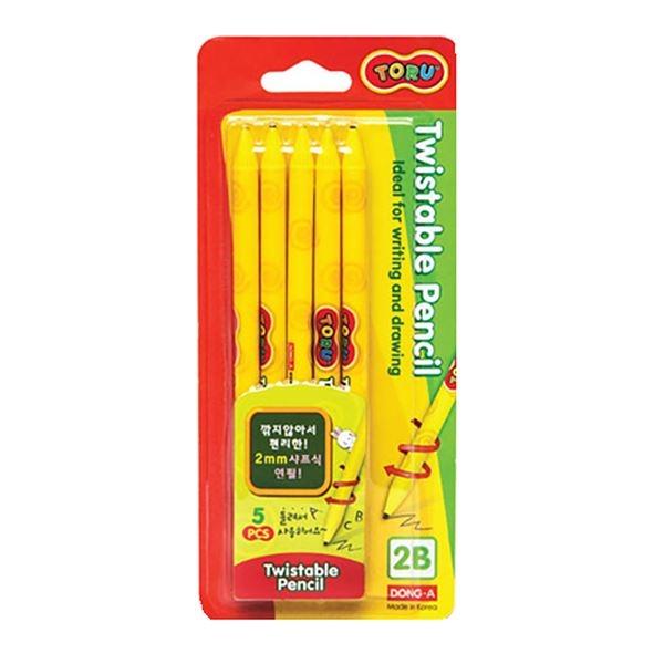 토루 2mm 샤프식 연필 2B심 (5본 1세트)