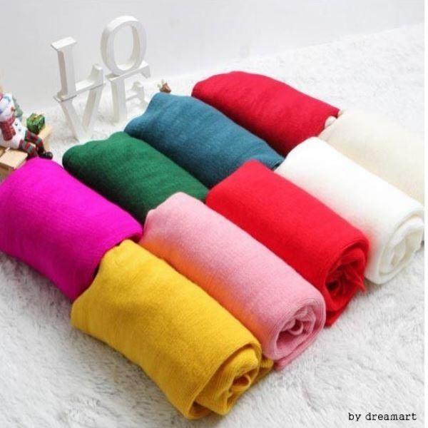 F 12기본 무지 테슬 목도리/목도리/겨울머플러/니트